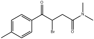 Benzenebutanamide, β-bromo-N,N,4-trimethyl-γ-oxo- 구조식 이미지