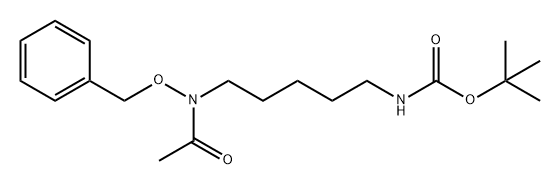 tert-butyl (5-(N-(benzyloxy)acetamido)pentyl)carbamate Structure