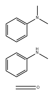 Formaldehyde, reaction products with N,N-dimethylbenzenamine and N-methylbenzenamine, oxidized, hydrochlorides Structure