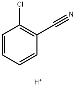 Benzonitrile, 2-chloro-, conjugate acid (1:1) Structure