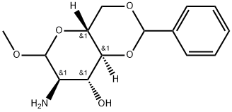 Methyl-4,6-O-benzyliden-2-amino-α-D-glucosid Structure