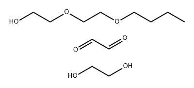 Ethanedial, reaction products with 2-(2-butoxyethoxy)ethanol and ethylene glycol Structure