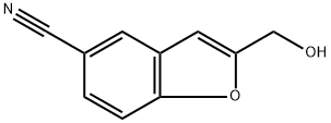 2-(Hydroxymethyl)benzofuran-5-carbonitrile 구조식 이미지