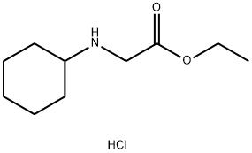 Ethyl 2-(Cyclohexylamino)acetate Hydrochloride Structure
