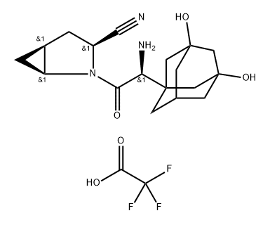 5-Hydroxysaxagliptin-13C,D2 TFA SaltQ: What is 
5-Hydroxysaxagliptin-13C,D2 TFA Salt Q: What is the CAS Number of 
5-Hydroxysaxagliptin-13C,D2 TFA Salt Structure