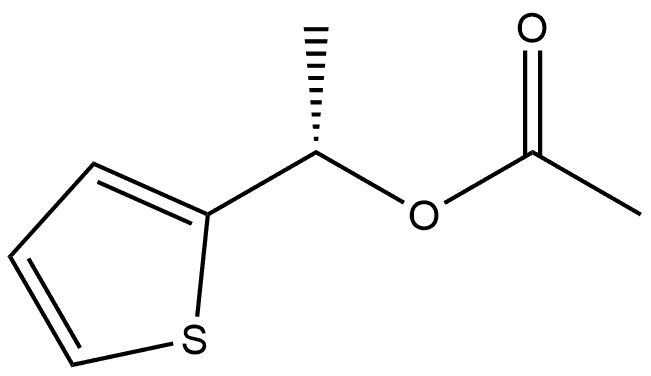 (-)-a-(2-Thienyl)ethyl acetate Structure