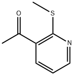 Ethanone, 1-[2-(methylthio)-3-pyridinyl]- Structure