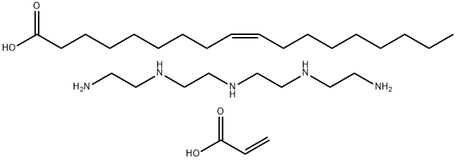 9-Octadecenoic acid (Z)-, reaction products with acrylic acid and tetraethylenepentamine Structure