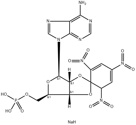 2',3'-O (2,4,6-trinitrocyclohexadienylidine)adenosine 5'-monophosphate Structure