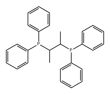 Phosphine, 1,1'-(1,2-dimethyl-1,2-ethanediyl)bis[1,1-diphenyl- Structure