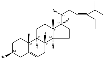 Stigmasta-5,23-dien-3-ol, (3β,23Z)- 구조식 이미지