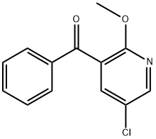 (5-Chloro-2-methoxypyridin-3-yl)phenylmethanone Structure