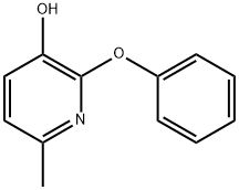 3-Pyridinol, 6-methyl-2-phenoxy- Structure