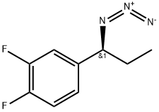 Benzene, 4-[(1S)-1-azidopropyl]-1,2-difluoro- Structure