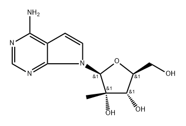 2-C-Methyl-7-Deaza-adenosine Structure