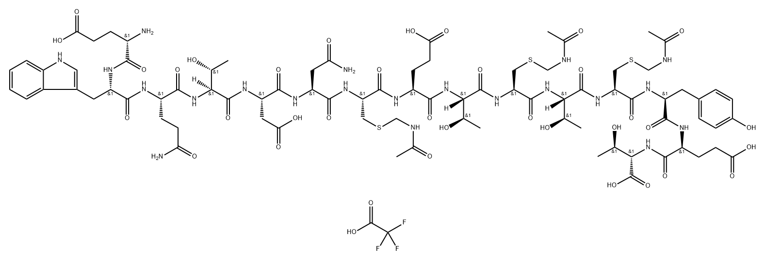 Tigapotide triflutate Structure