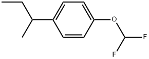 1-(Difluoromethoxy)-4-(1-methylpropyl)benzene Structure