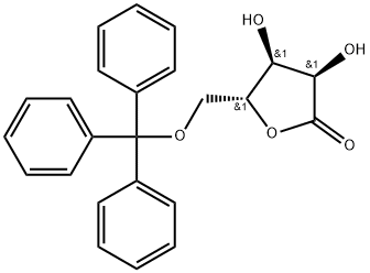 D-Ribonic acid, 5-O-(triphenylmethyl)-, γ-lactone Structure