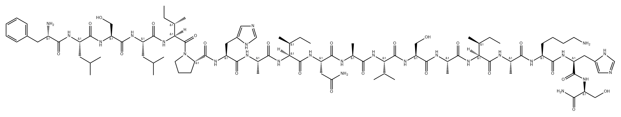 Phylloseptin-O2 Structure