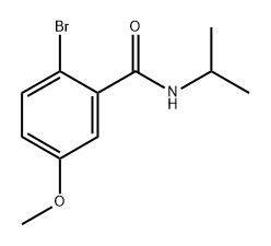 2-bromo-N-isopropyl-5-methoxybenzamide Structure