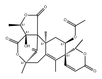 5β-아세톡시-17-데(아세톡시)오스틴 구조식 이미지
