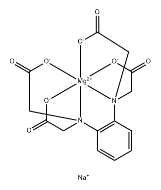 disodium [[N,N'-o-phenylenebis[N-(carboxymethyl)glycinato]](4-)-N,N',O,O',ON,ON']magnesate(2-) Structure