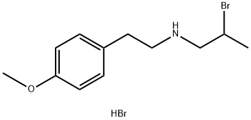 Benzeneethanamine, N-(2-bromopropyl)-4-methoxy-, hydrobromide (1:1) Structure