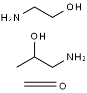 Formaldehyde, reaction products with ethanolamine and isopropanolamine Structure