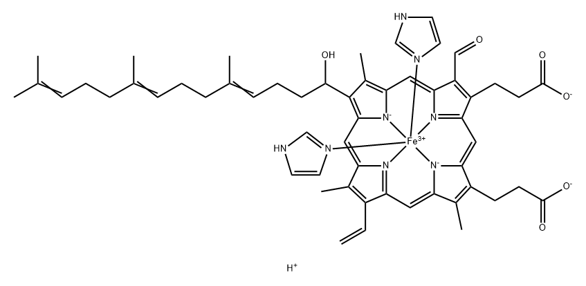 heme a3 bis-imidazole 구조식 이미지