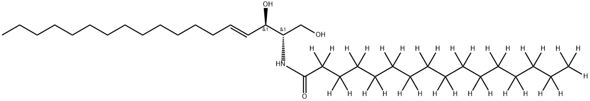 N-palMitoyl-d31-D-erythro-sphingosine Structure