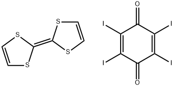 2,5-Cyclohexadiene-1,4-dione, 2,3,5,6-tetraiodo-, compd. with 2-(1,3-dithiol-2-ylidene)-1,3-dithiole (1:1) Structure