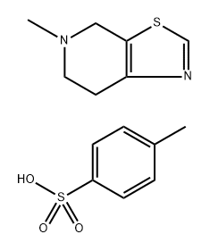 5-Methyl-4,5,6,7-tetrahydrothiazolo[5,4-c]pyridine 4-methylbenzenesulfonate Structure