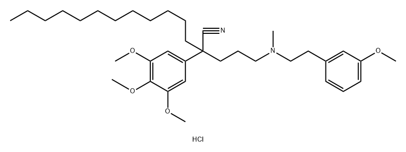 Dagapamil hydrochloride Structure