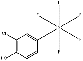 Sulfur, (3-chloro-4-hydroxyphenyl)pentafluoro-, (OC-6-21)- (9CI) Structure
