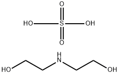 Sulfuric acid, mono-C12-16-alkyl esters, compds. with diethanolamine Structure