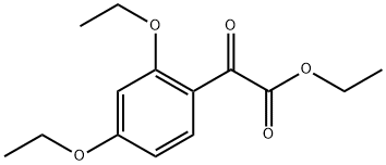 ethyl 2-(2,4-diethoxyphenyl)-2-oxoacetate Structure