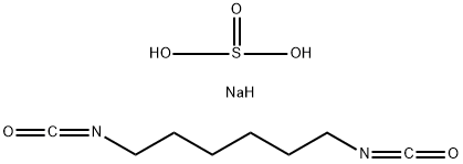 Sulfurous acid, monosodium salt, reaction products with 1,6-diisocyanatohexane Structure