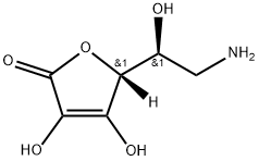 L-Ascorbic acid, 6-amino-6-deoxy- Structure