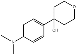 4-(4-(dimethylamino)phenyl)tetrahydro-2H-pyran-4-ol Structure