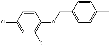 2,4-Dichloro-1-[(4-methylphenyl)methoxy]benzene Structure