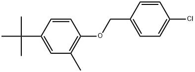 1-[(4-Chlorophenyl)methoxy]-4-(1,1-dimethylethyl)-2-methylbenzene Structure