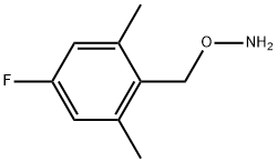 O-[(4-Fluoro-2,6-dimethylphenyl)methyl]hydroxylamine Structure