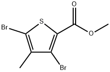 Methyl 3,5-dibromo-4-methyl-2-thiophenecarboxylate Structure