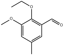 2-Ethoxy-3-methoxy-5-methylbenzaldehyde Structure