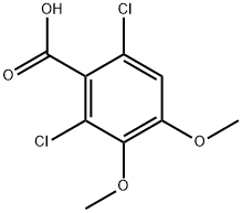 2,6-Dichloro-3,4-dimethoxybenzoic acid Structure