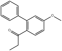 1-(5-Methoxy[1,1'-biphenyl]-2-yl)-1-propanone Structure