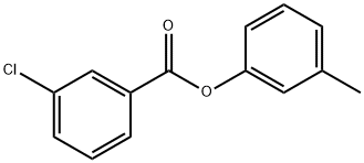 3-Methylphenyl 3-chlorobenzoate Structure