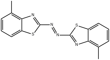 Benzothiazole, 2,2'-azobis[4-methyl- (4CI) Structure