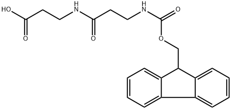 Fmoc-beta-Ala-beta-Ala-OH 구조식 이미지