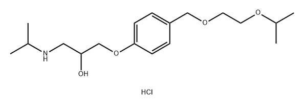 Bisoprolol Hydrochloride Structure